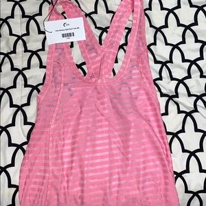 Zyia Pink Nimbus Split Back Tank